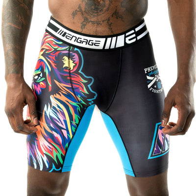 Higher Lion Compression Mid Shorts