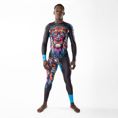 Higher Lion Long Sleeve Compression Rash Guard